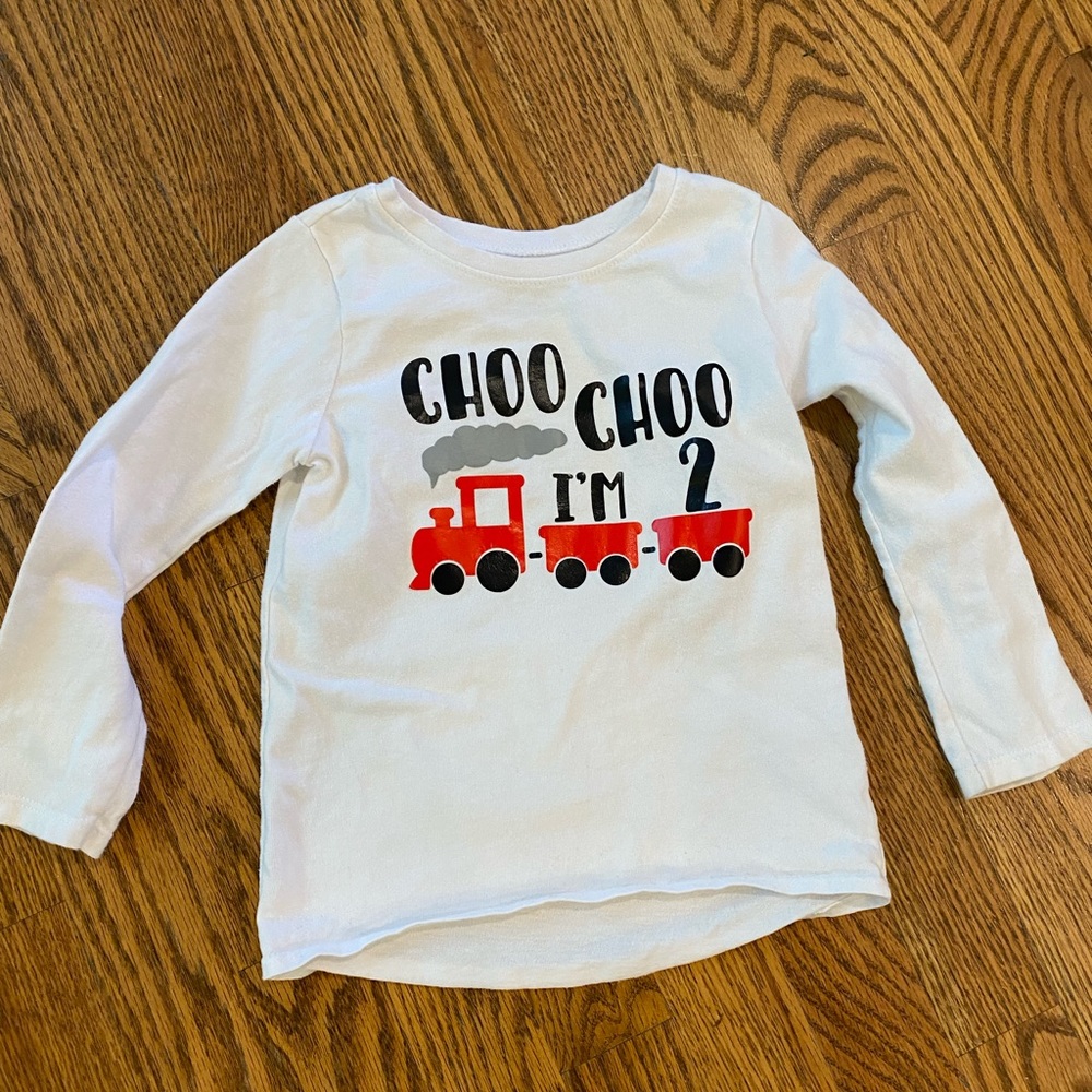 2 year old birthday shirt
